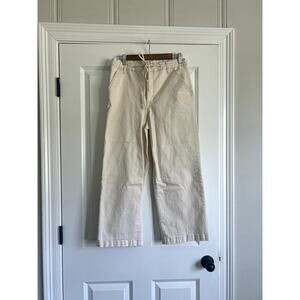 Wonderly Wide Leg Cropped Jeans, size 10